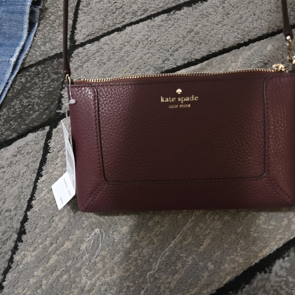 Kate Spade Burgundy Bag - Picture 7 of 8